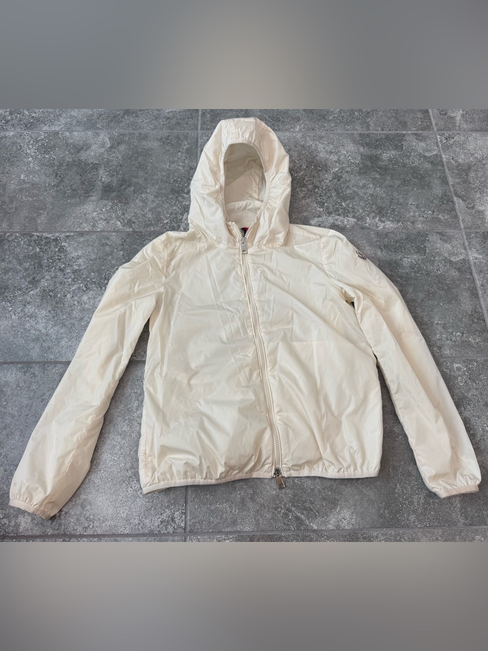 Moncler off white windbreaker women’s size 0
